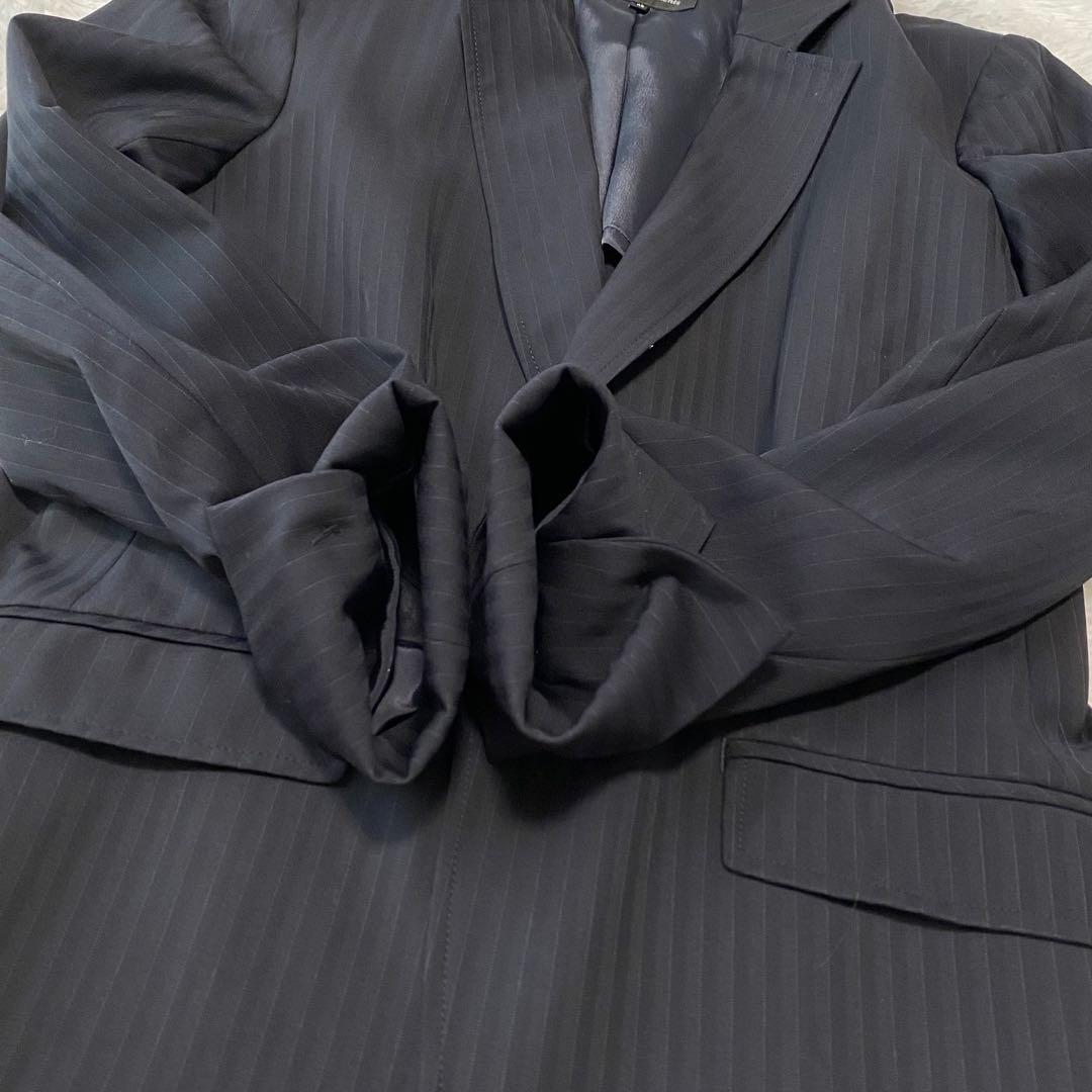 23区　スカートスーツ　４０　ウォッシャブル　ダークネイビー　ビジネススーツ