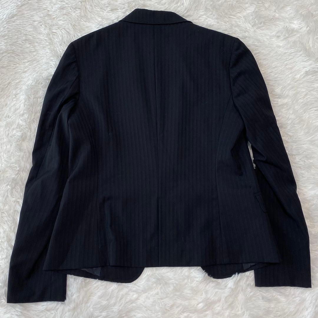 23区　スカートスーツ　４０　ウォッシャブル　ダークネイビー　ビジネススーツ