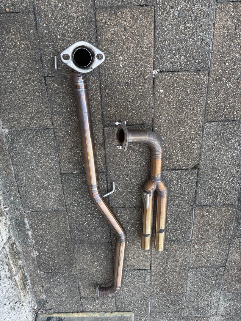 NCP50系　ワンオフステンレスデュアルマフラー サクシード　トヨタ