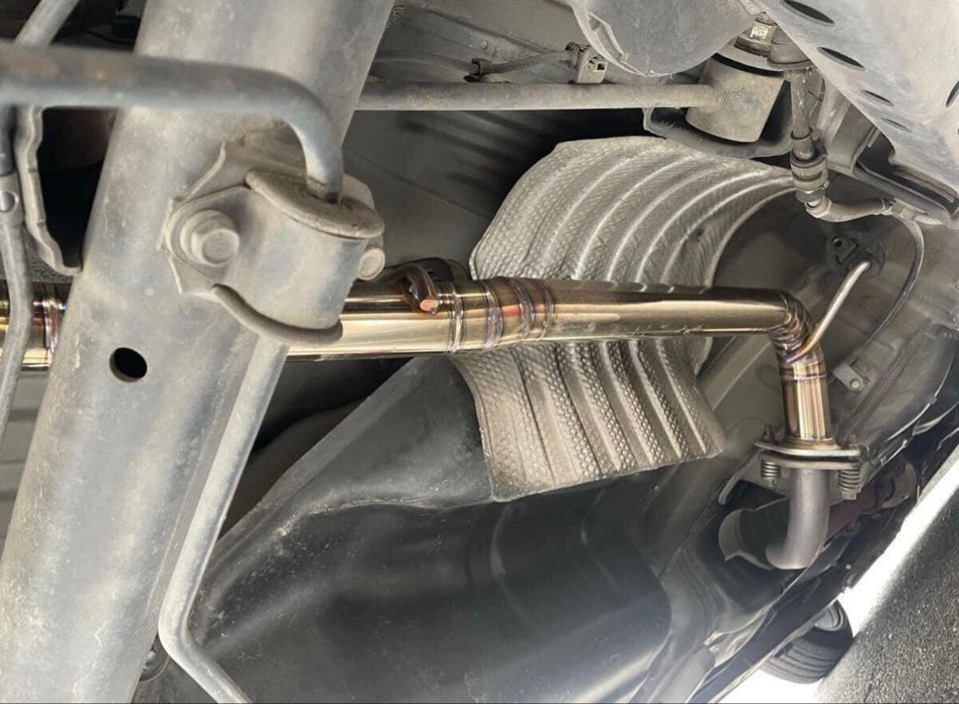NCP50系　ワンオフステンレスデュアルマフラー サクシード　トヨタ
