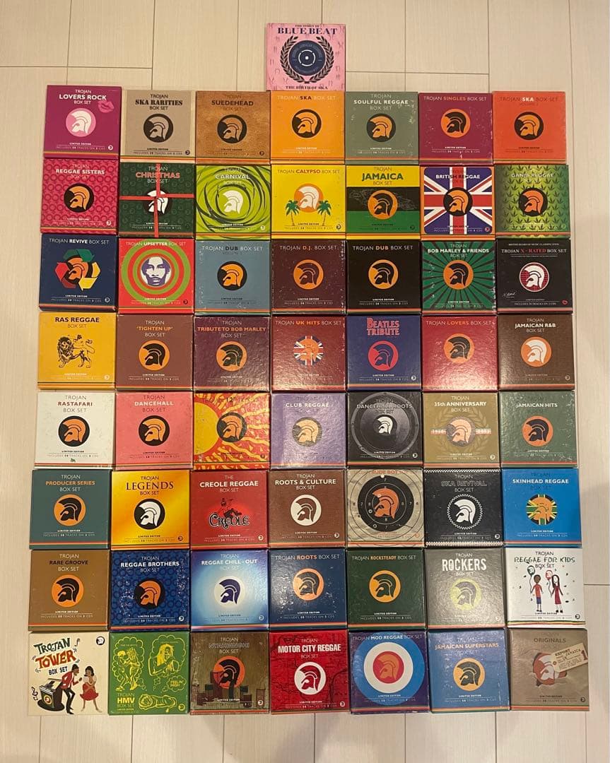 バラ売り不可！ますます入手困難Trojan Box Setの56枚セットとオマケ