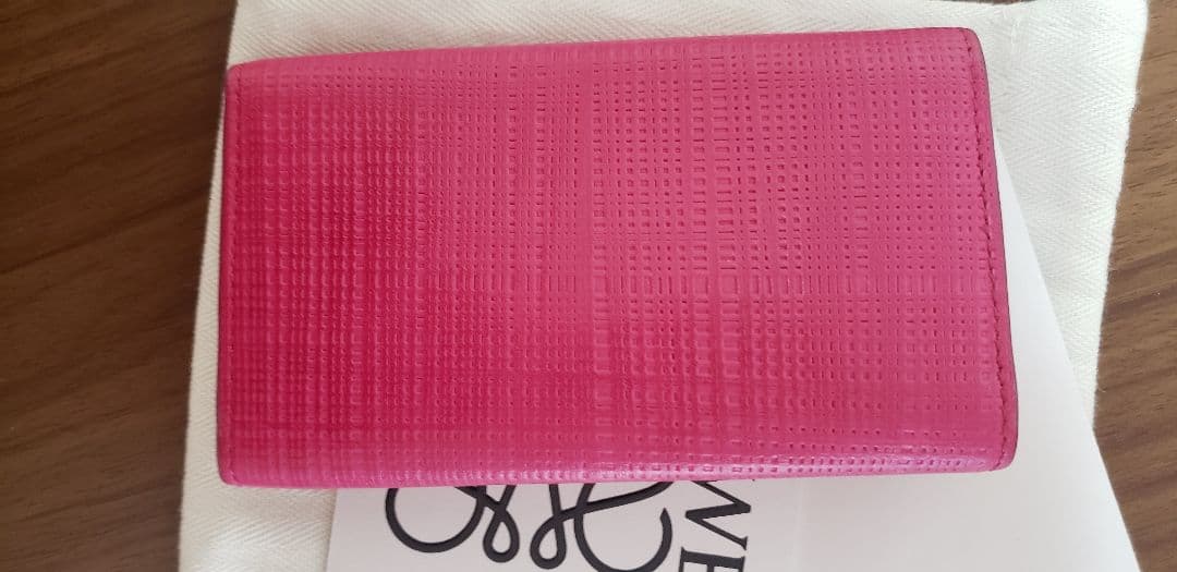 LOEWE ピンク キーケース 保存袋付き