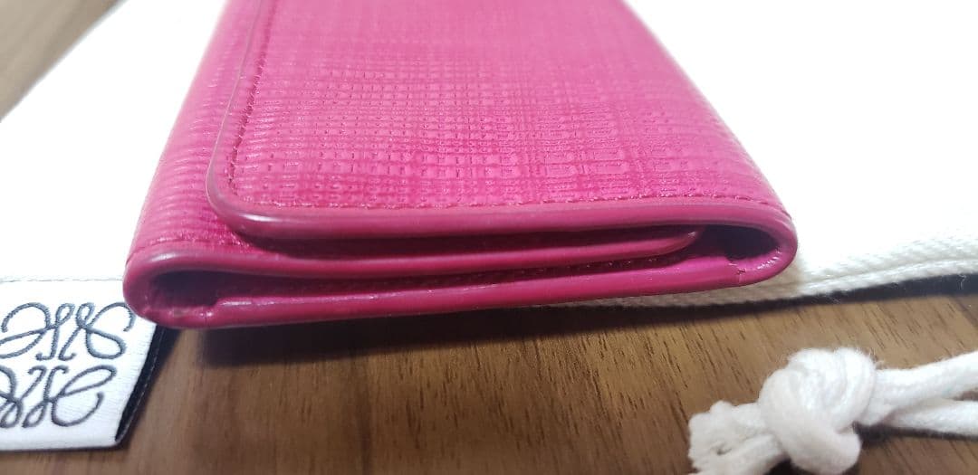 LOEWE ピンク キーケース 保存袋付き