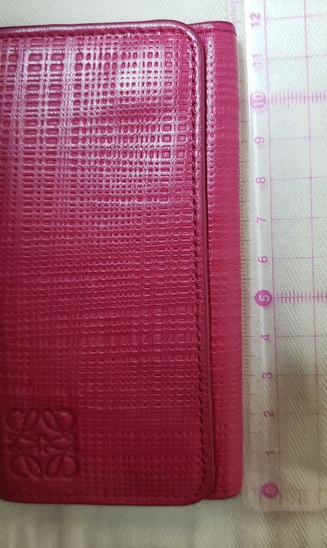 LOEWE ピンク キーケース 保存袋付き