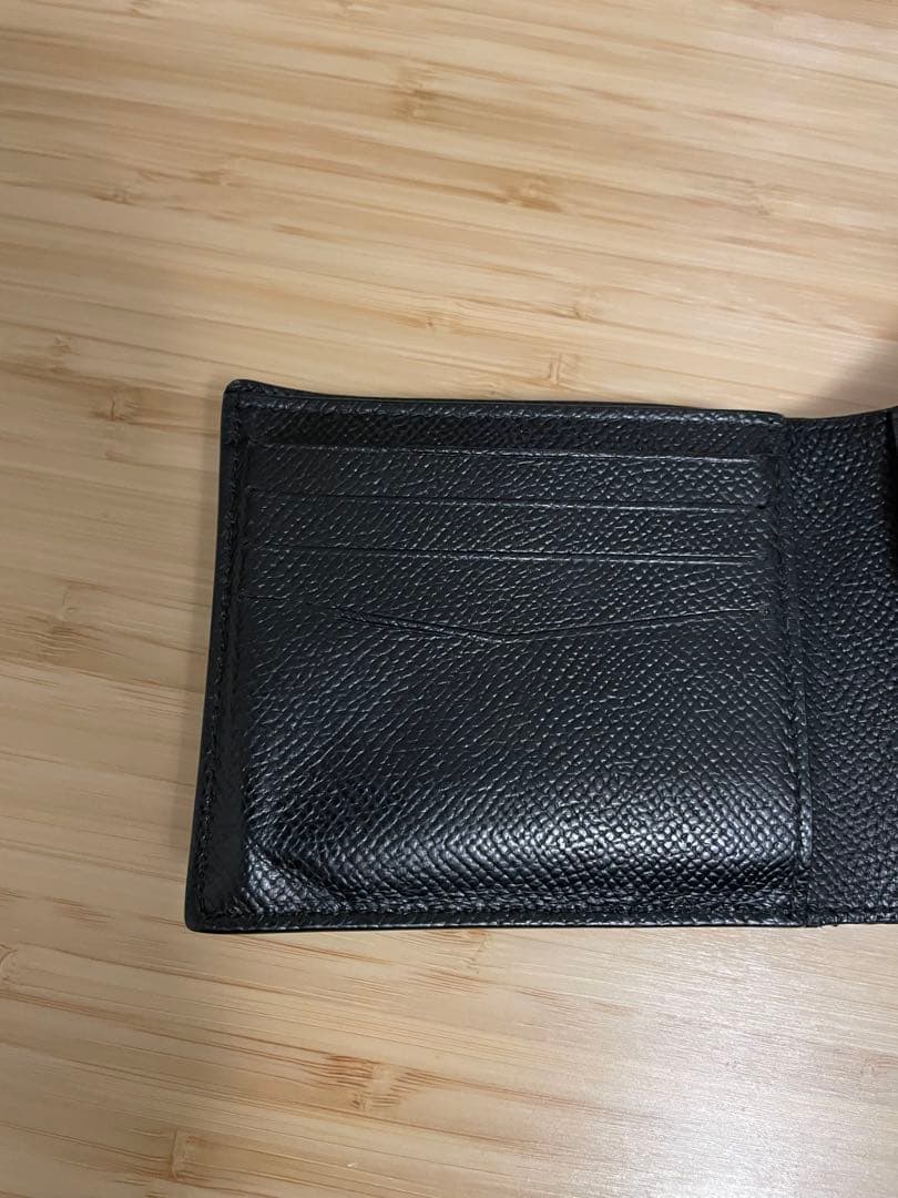 Dunhill（ダンヒル）二つ折り財布　ブラック　カドガン レザー