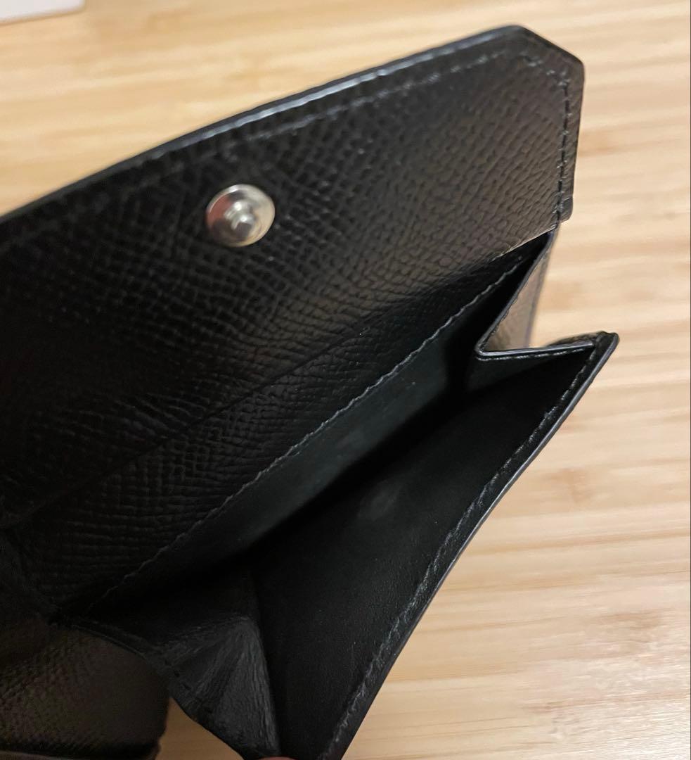 Dunhill（ダンヒル）二つ折り財布　ブラック　カドガン レザー