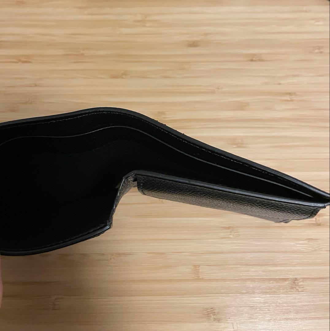 Dunhill（ダンヒル）二つ折り財布　ブラック　カドガン レザー