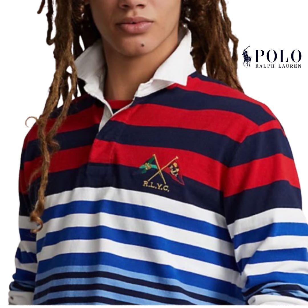 ビッグサイズPolo Ralph Laurenラガーシャツ ストライプmh800