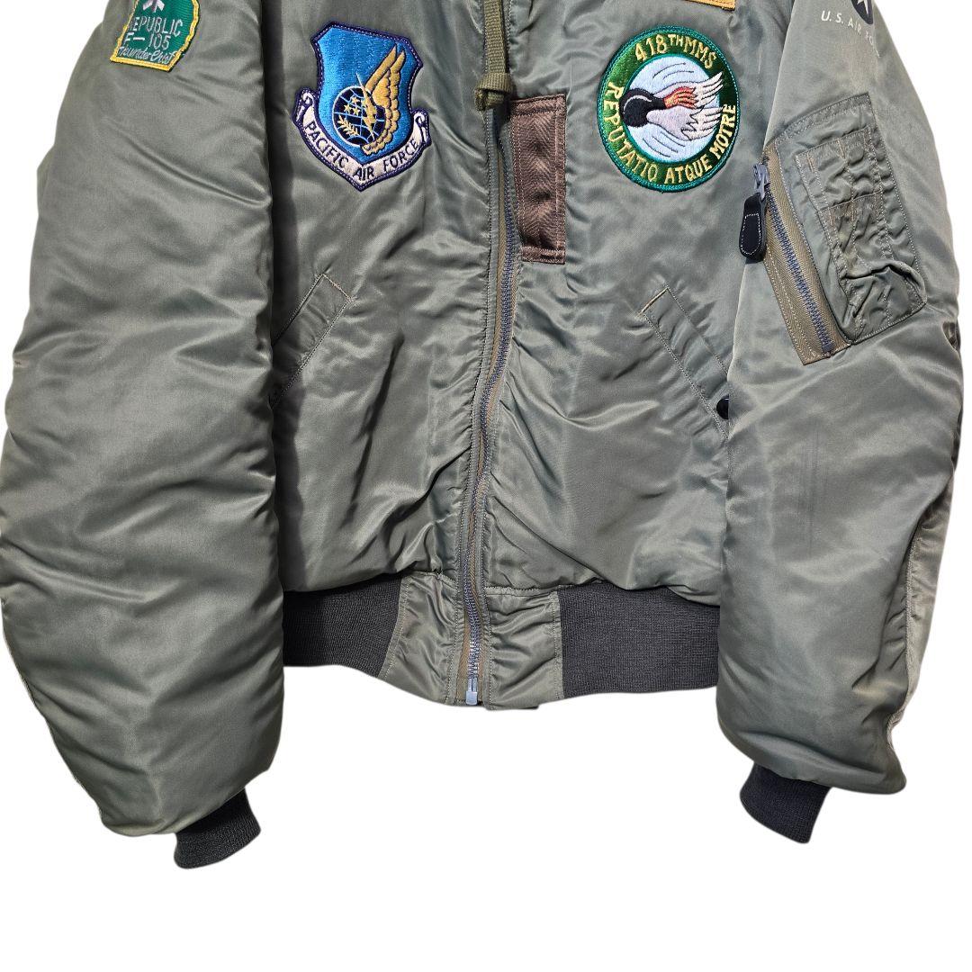 バズリクソンズ カスタム MA-1 クロスリフレクター L