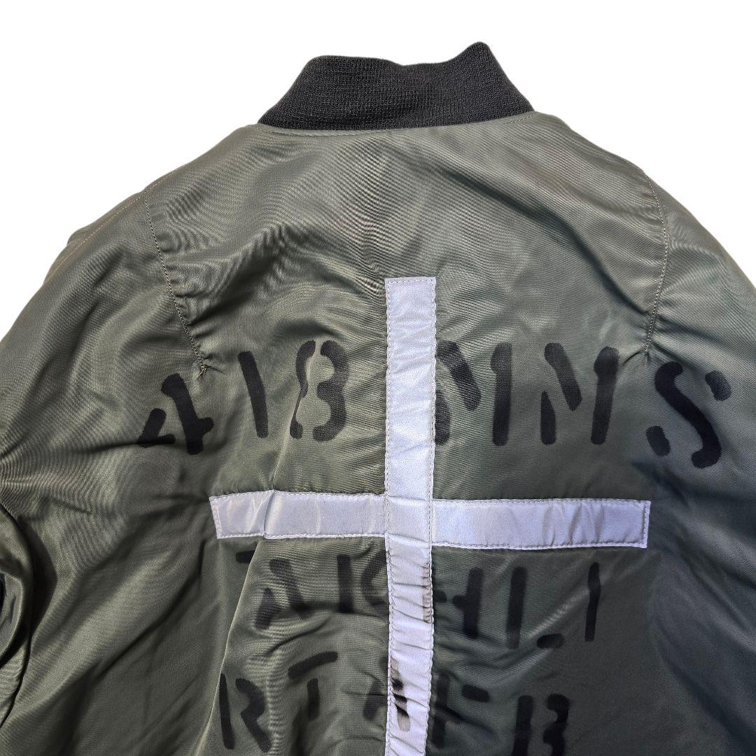 バズリクソンズ カスタム MA-1 クロスリフレクター L