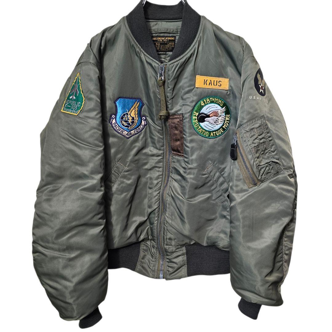 バズリクソンズ カスタム MA-1 クロスリフレクター L