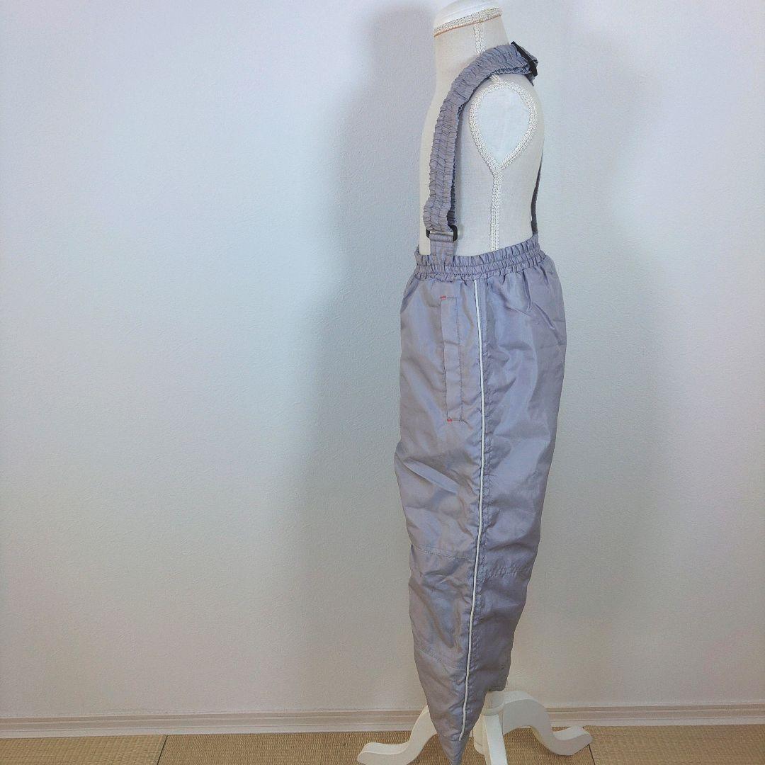 スキーウェア　キッズ　子供　120cm　女の子　ピンク　グレー　ゴーグル　手袋