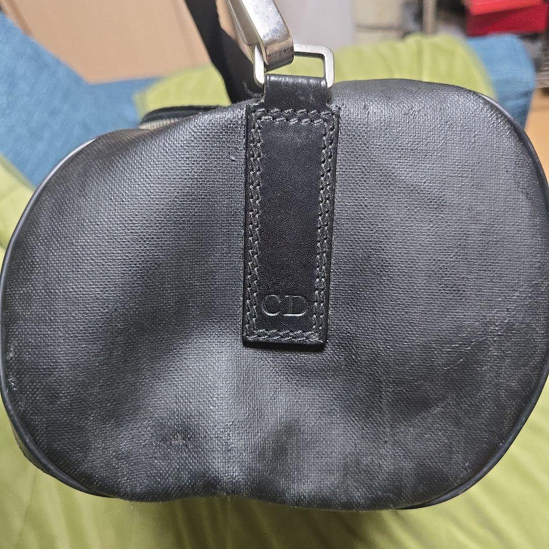 ディオールオム レザー ドラムバッグ