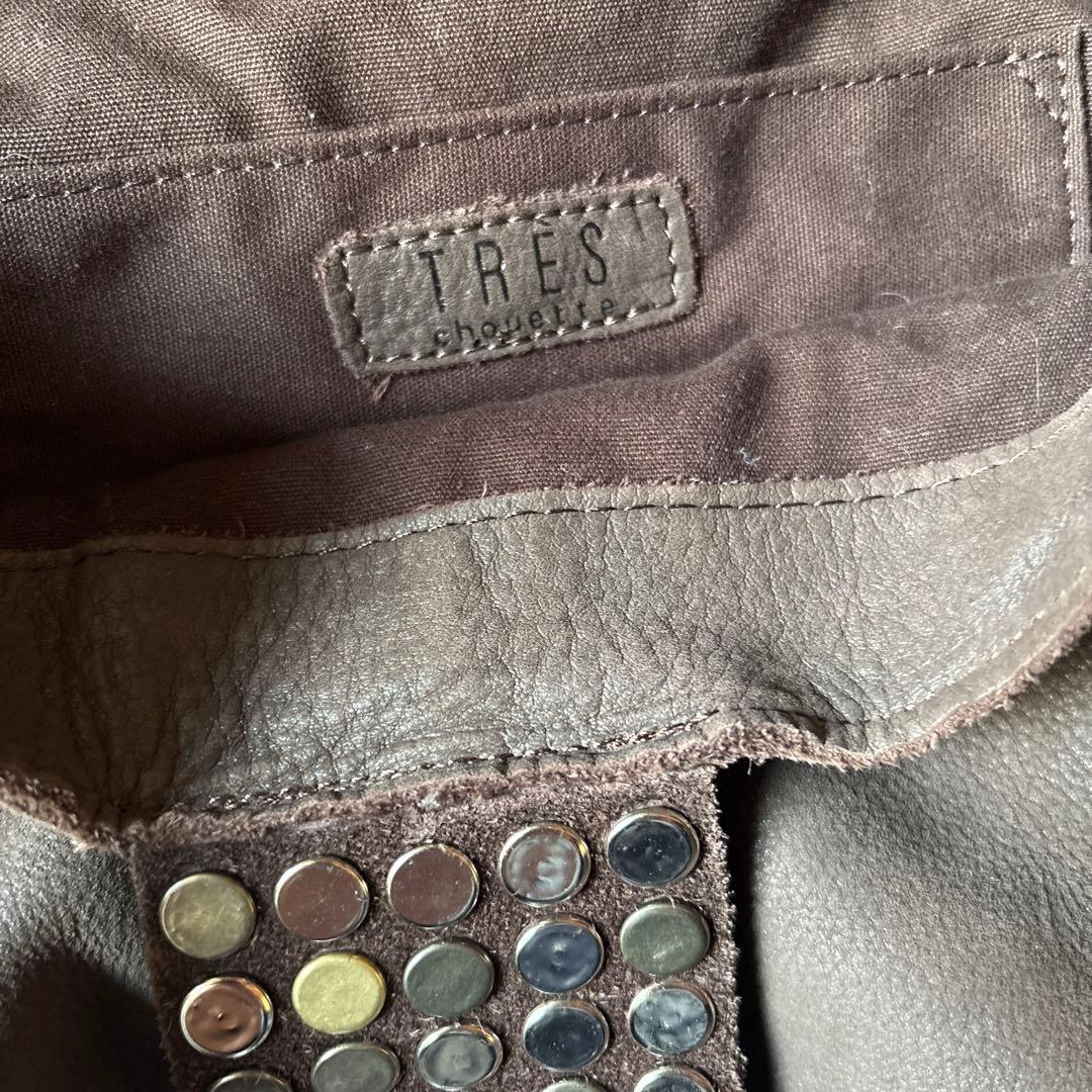 TRES スタッズバッグ　y2k 本革