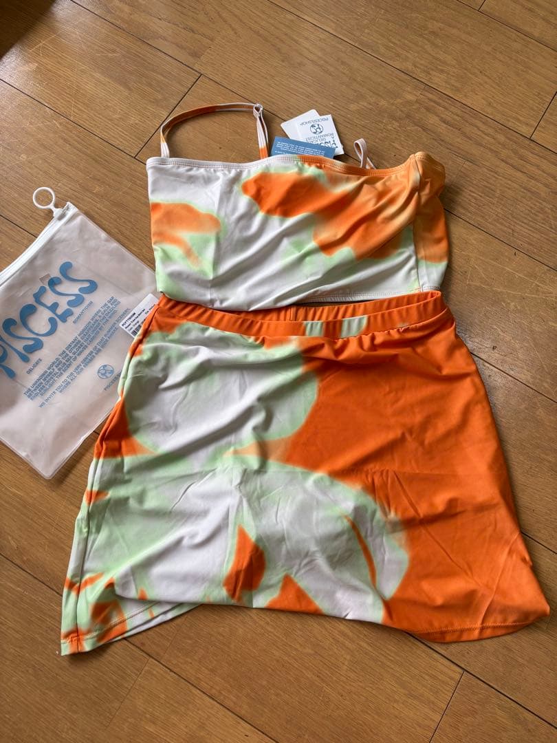 PISCESS / Flower Tube Top Skirt Set水着セット