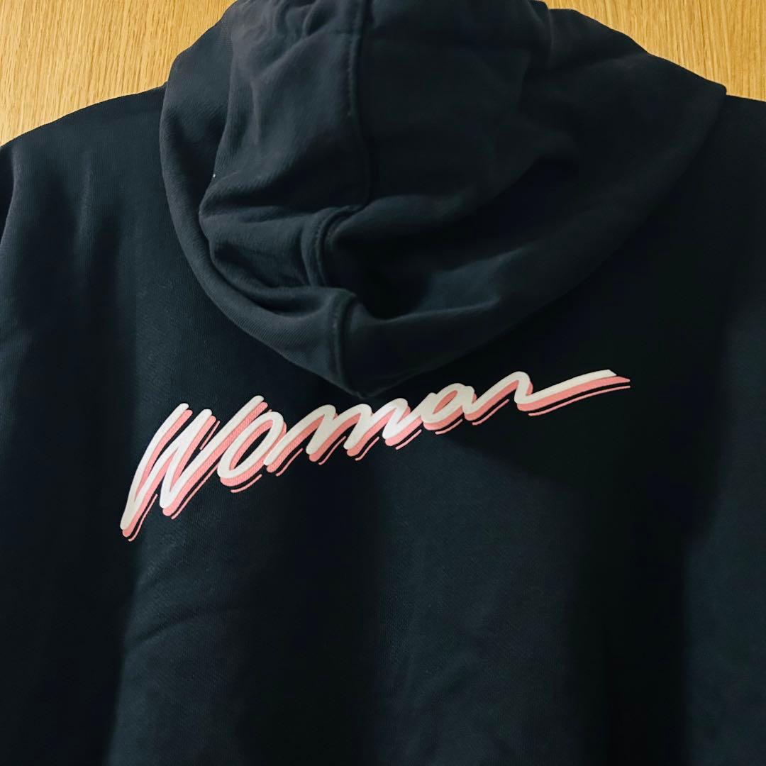 美品　希少　OFF-WHITE オフホワイト　パーカー　ブラック　オーバーサイズ