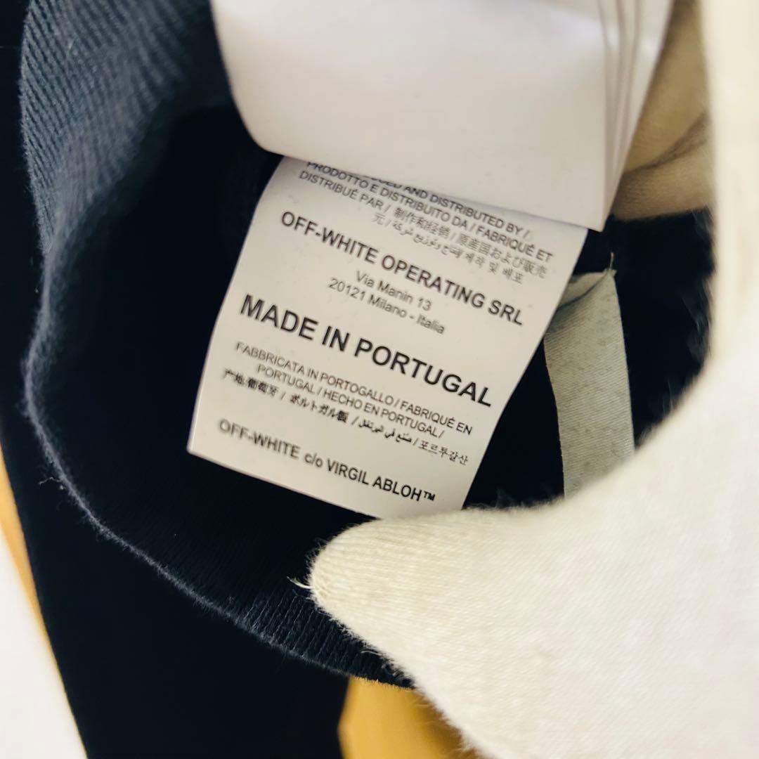 美品　希少　OFF-WHITE オフホワイト　パーカー　ブラック　オーバーサイズ