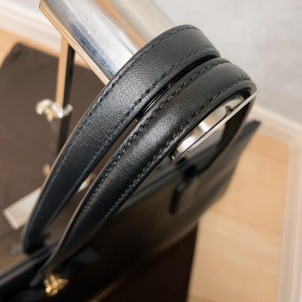 日本限定♡GUCCI トートバッグ レザー ブラック リボン 黒 440055