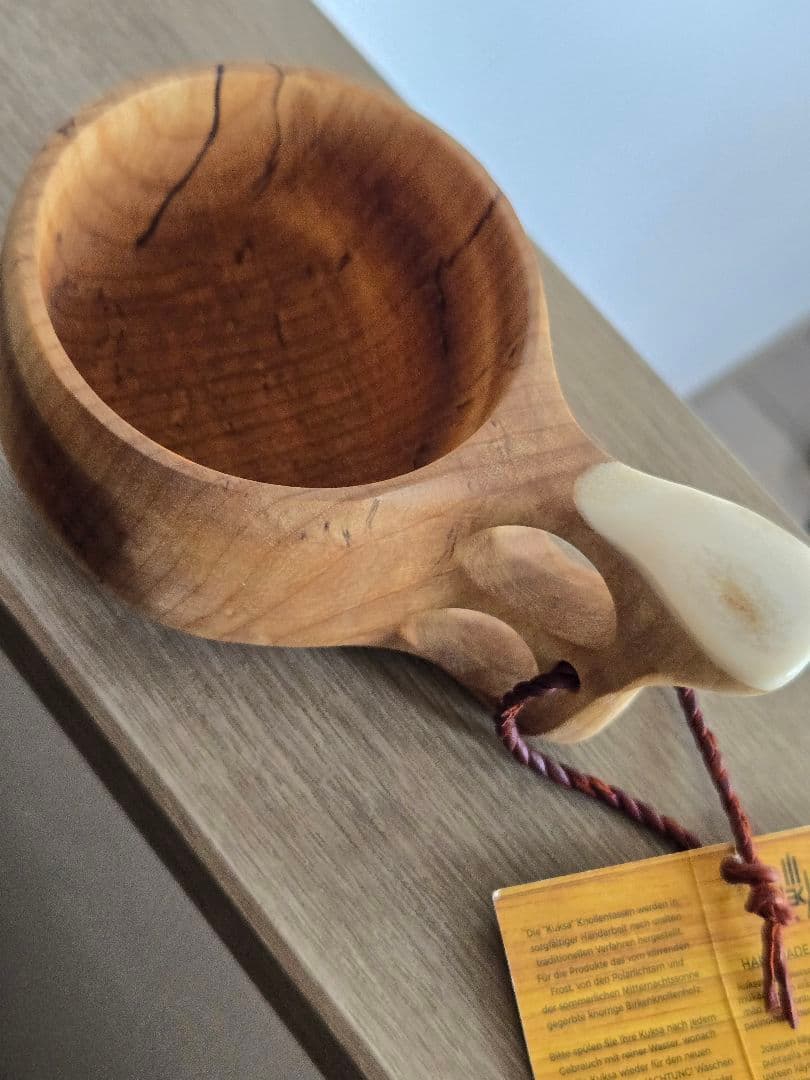 ククサ フィンランド KOIVUMAA コイヴマー角付き美品