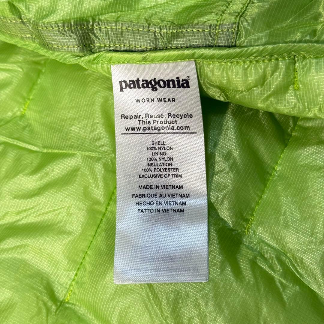 大人気 希少カラー 月光グリーン パタゴニア マイクロパフ ベスト メンズL
