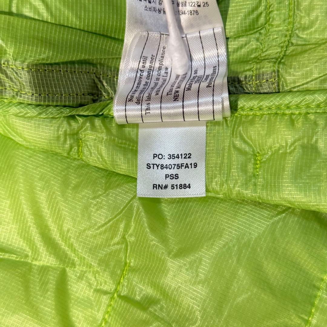 大人気 希少カラー 月光グリーン パタゴニア マイクロパフ ベスト メンズL