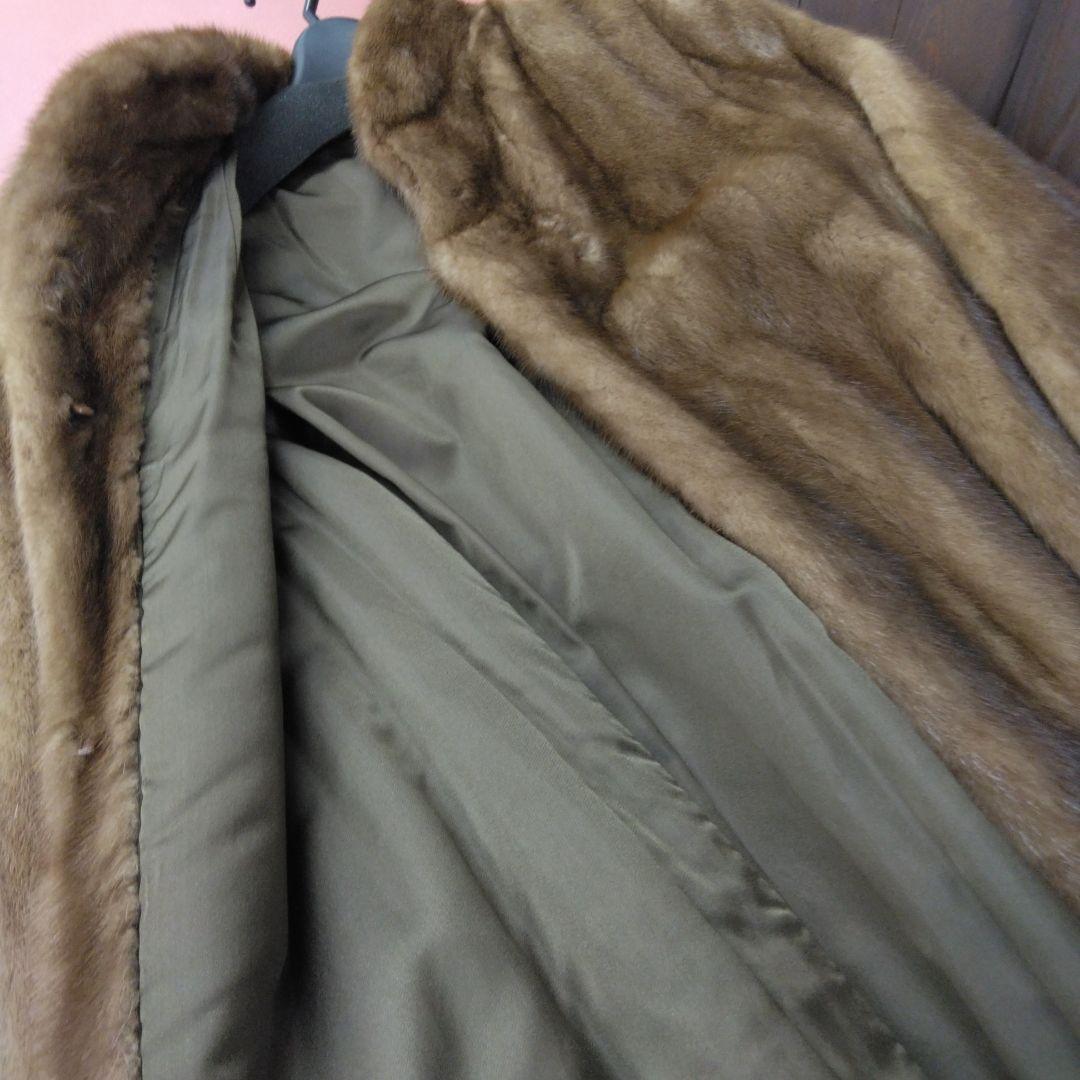 ミンク ミディアム丈 コート 百貨店購入