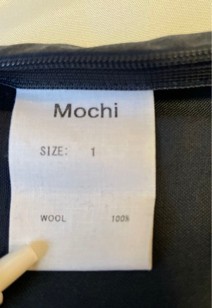 Mochi ディープブルー　ジャンパータックスカート　S モチ