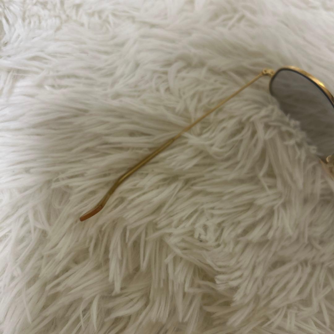 【美品】B&L RAYBAN AVIATOR 58□14 USA ゴールド