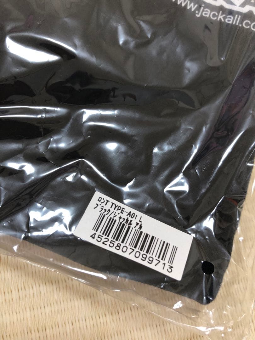 新品未開封！ジャッカル ロンT TYPE-A01 Lサイズブラック 旧ロゴ