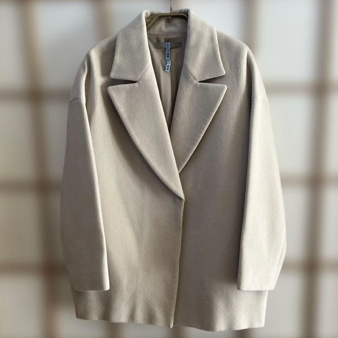 theory luxe オーバーサイズショートコート