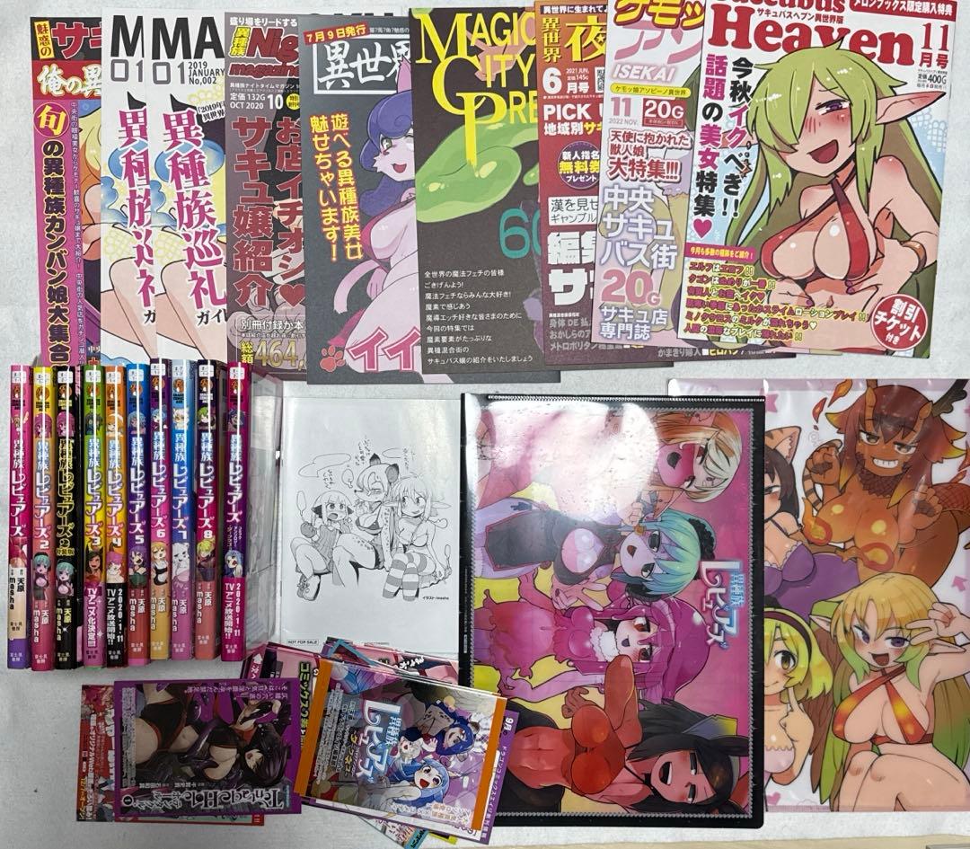 異種族レビュアーズ メロンブックス特典　小冊子　マジカルホール　クリアファイル