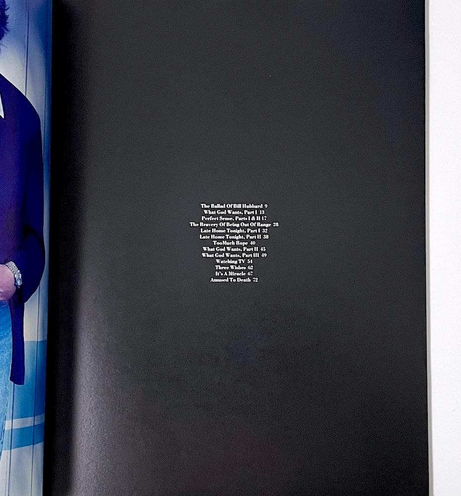 絶版本 スコア ロジャー・ウォーターズ 死滅遊戯 AMUSED TO DEATH