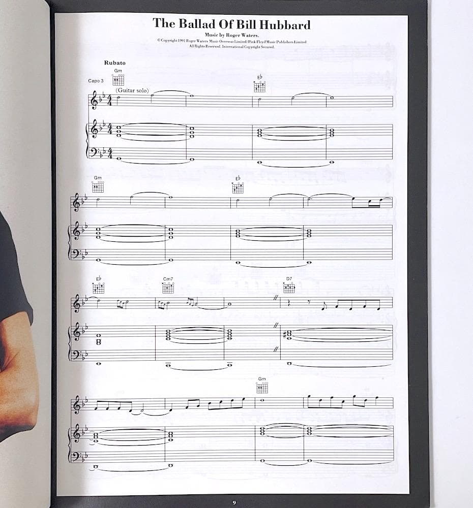 絶版本 スコア ロジャー・ウォーターズ 死滅遊戯 AMUSED TO DEATH