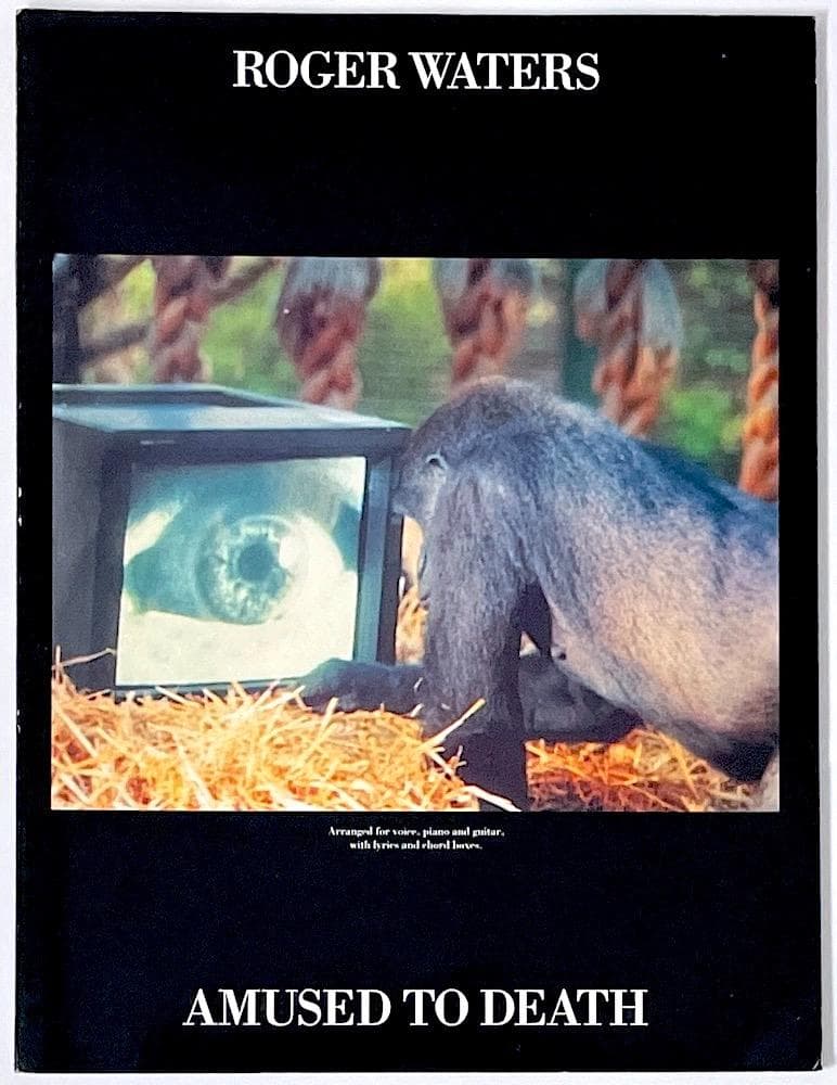 絶版本 スコア ロジャー・ウォーターズ 死滅遊戯 AMUSED TO DEATH