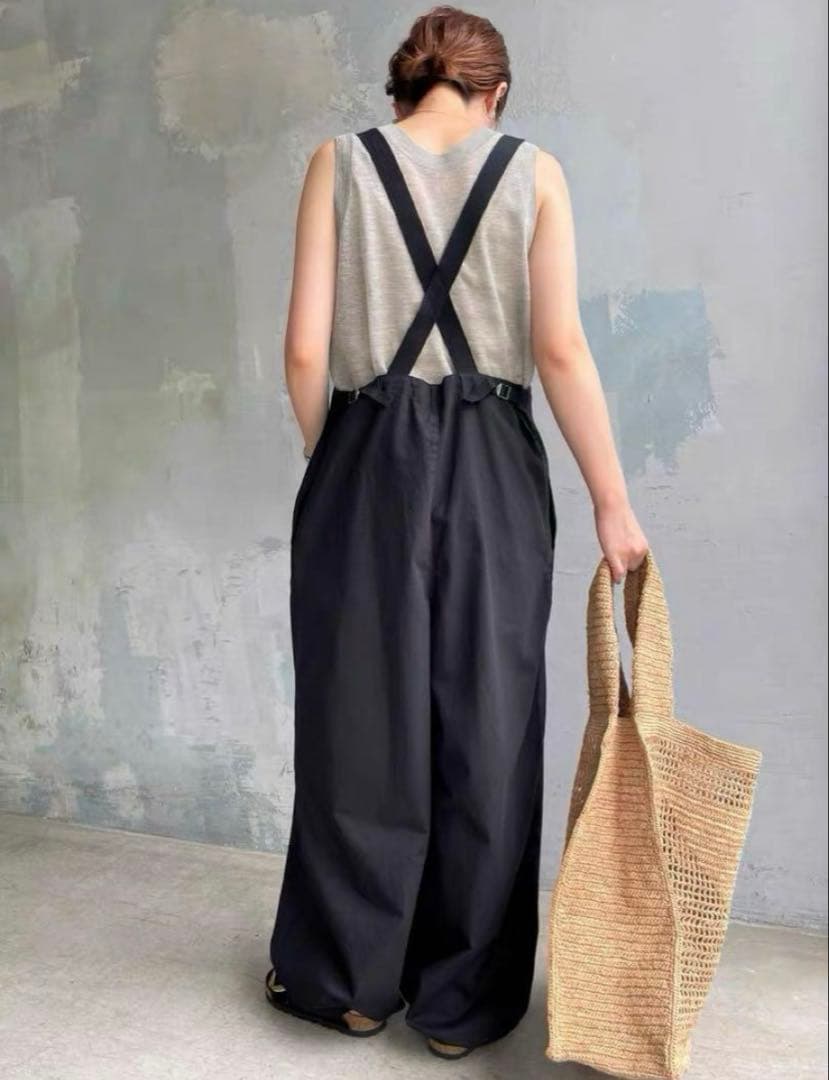 Spick and Span リップストップオーバーオール