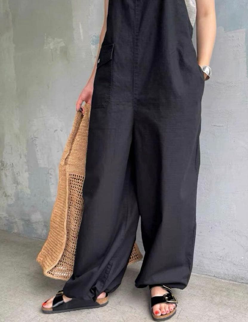 Spick and Span リップストップオーバーオール