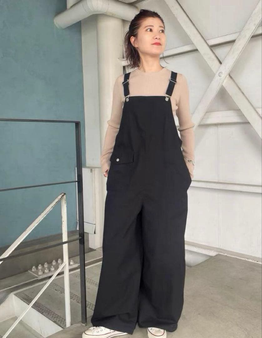 Spick and Span リップストップオーバーオール