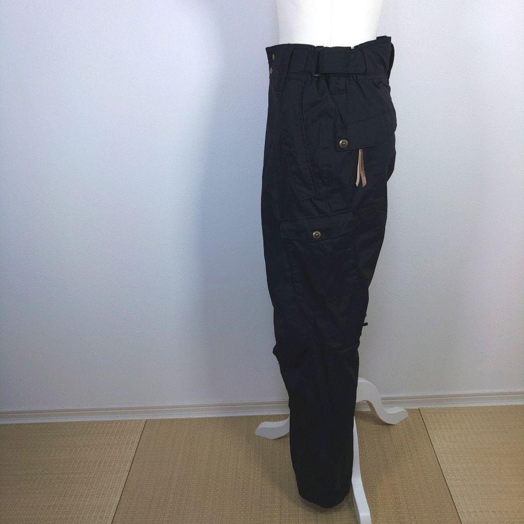 レディース　M　スキー　スノーボードウェア　上下セット　レッド　チェック柄　黒