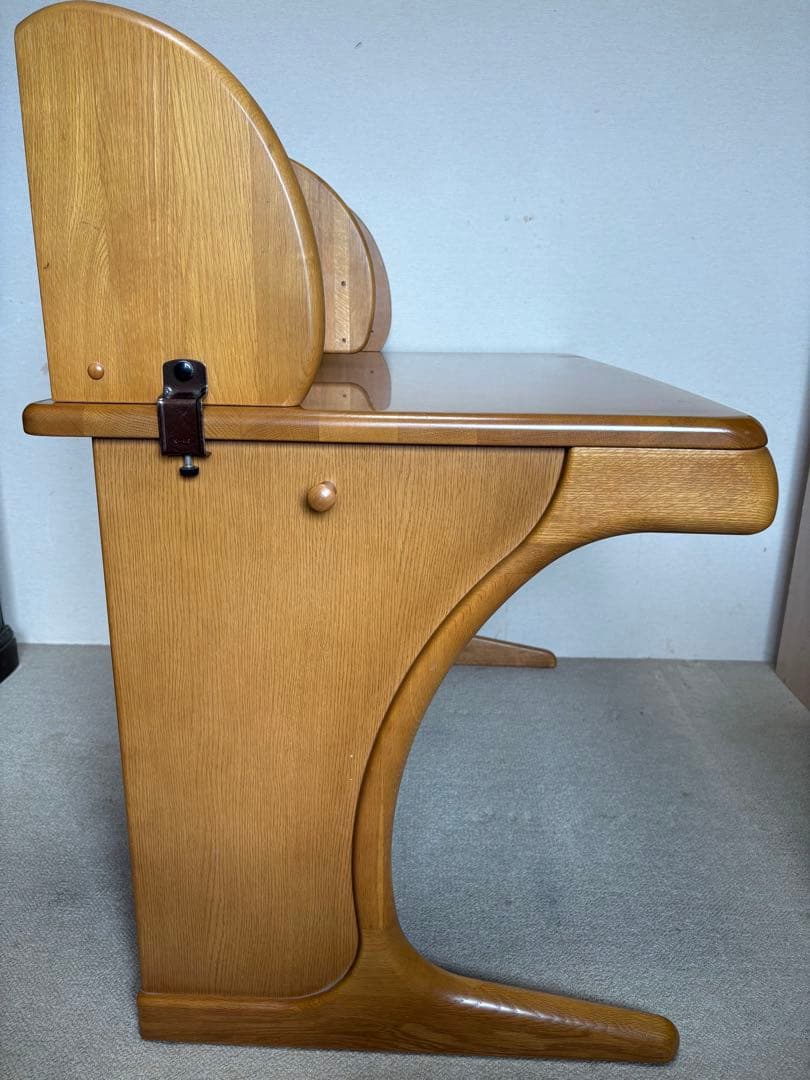 3/3 カリモク家具　ワゴン(机本体、本棚、ワゴンセットで販売希望)