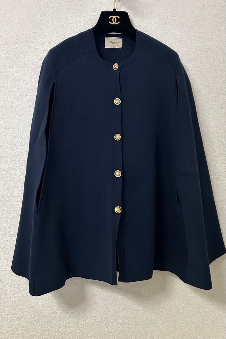 【美品】UNITED ARROWS ケープカーディガン
