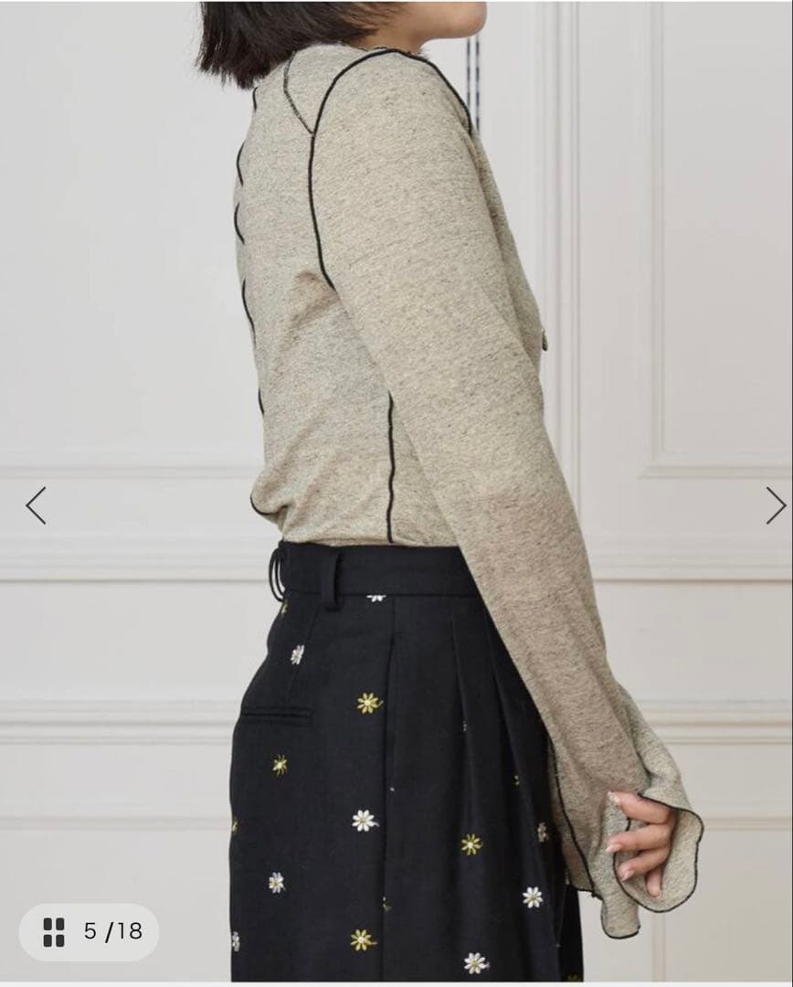 新品未使用　IENA HAKUJI ロングスリーブカットソー