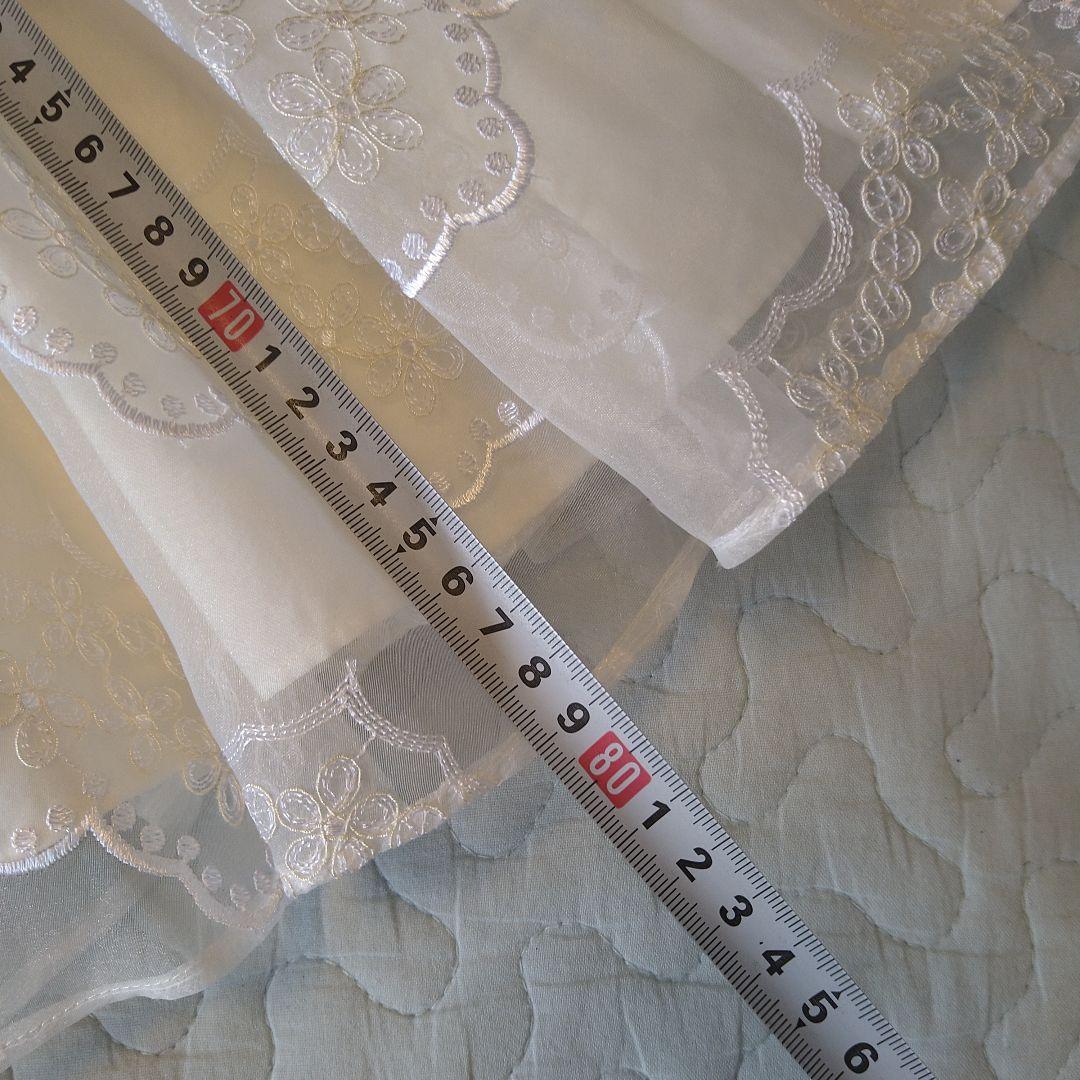 専用　美品　トッカバンビーニ　ドレス　 刺繍　アイボリー　120　クロスリボン