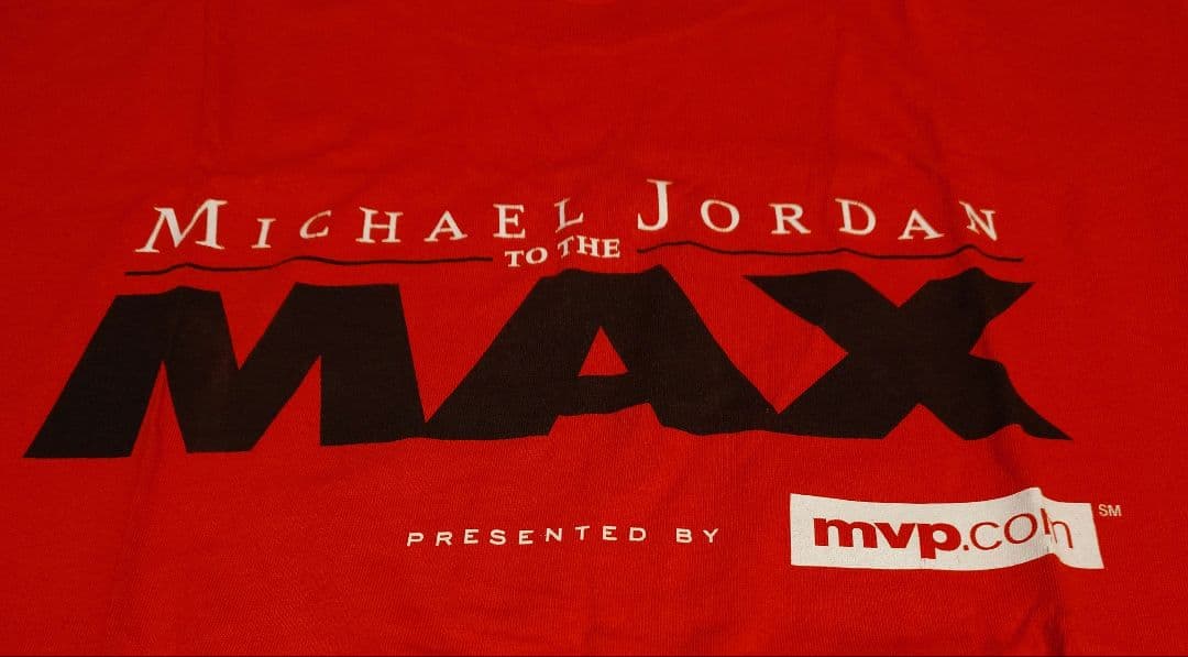 激レア MICHAEL JORDAN TO THE MAX Tシャツ　赤