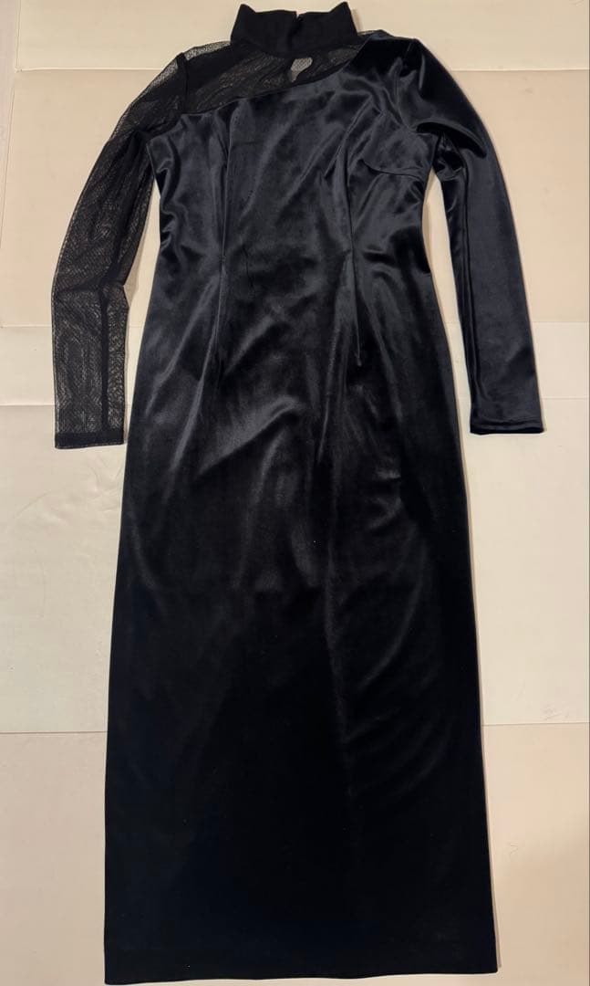 アニュアンス　シアーコンビタイトワンピース