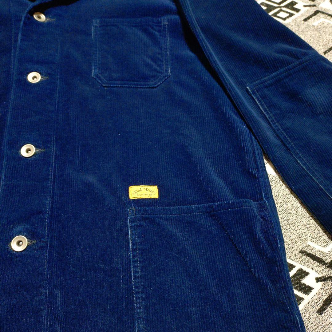 NATAL DESIGN コーデュロイカバーオール M ネイビー