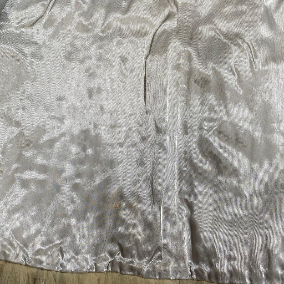 銀サガ サガフォックスファーコート もふもふ　高級毛皮 大きいサイズ XL