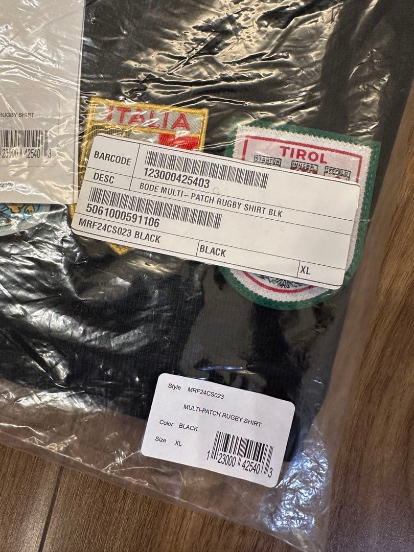 ウェア BODE MULTI-PATCH RUGBY SHIRT