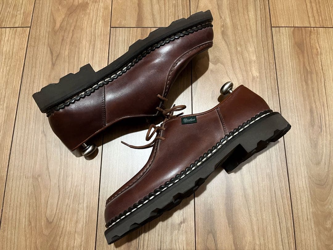 ３回着用のみの極美品★Paraboot MICHAEL サイズ41 ミカエル