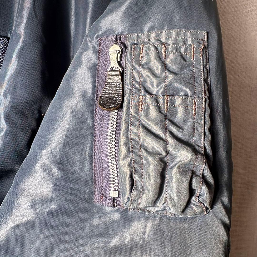 名作 バズリクソンズ B-15CフライトジャケットMA-1 M13184 紺色