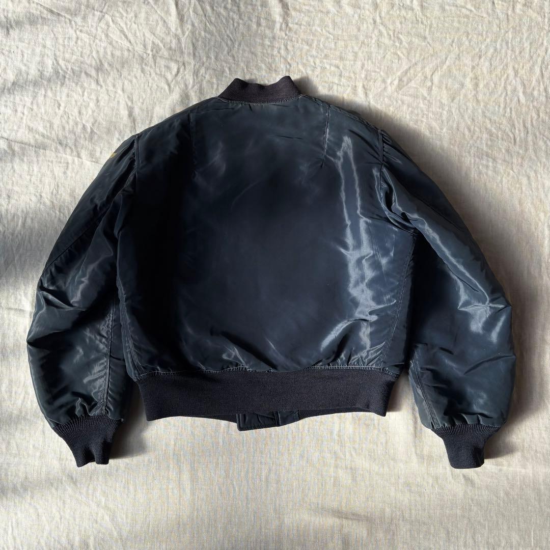 名作 バズリクソンズ B-15CフライトジャケットMA-1 M13184 紺色